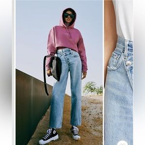 Agolde across cross jeans